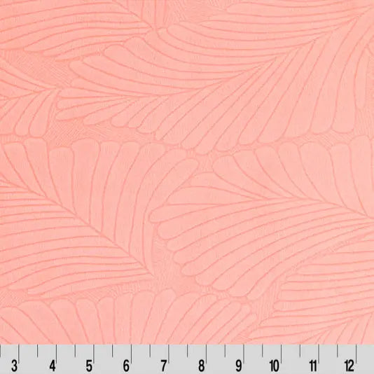 Pink Coral Cuddle 3 Extra Wide Tropic Burnout Fabric per yard - Linda's Electric Quilters