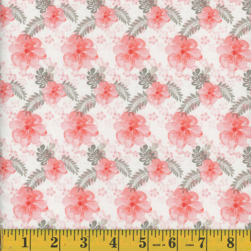 Pink Coral Denzal Cotton Wideback Fabric