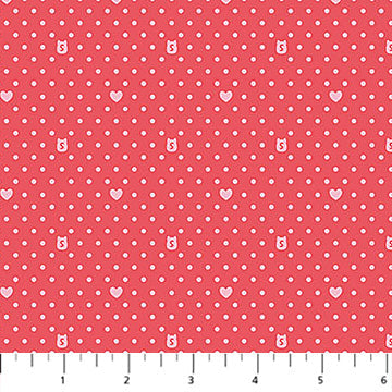 Pink Coral Dot Blender Squishmallows Cotton 44"/45" Fabric Per Yard