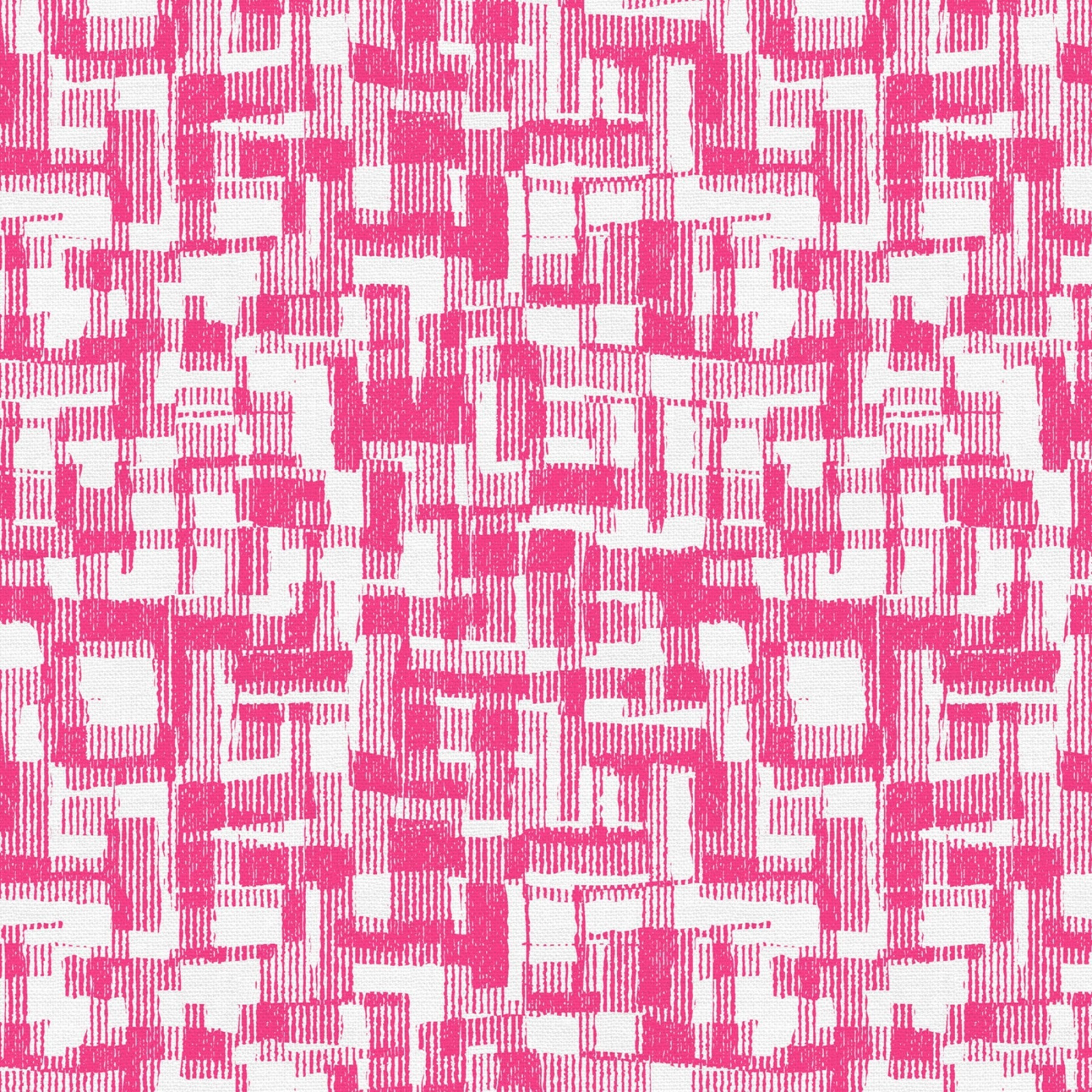Pink Dark Pink Barcodes Cotton Wideback Fabric
