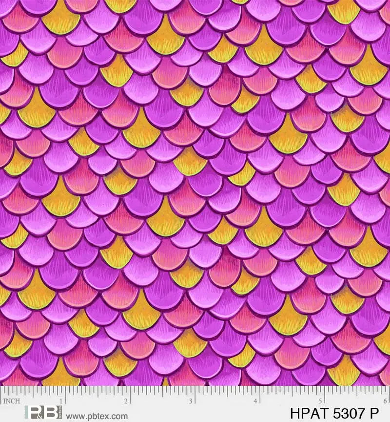 Pink Hootie Patootie Scallops 44"/45" Fabric Per Yard - Linda's Electric Quilters