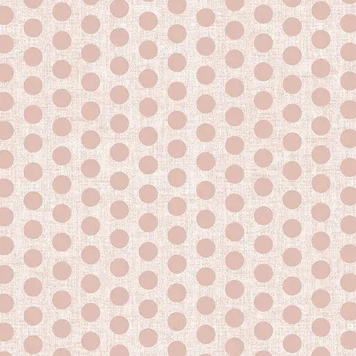 Pink Linen Dot Blush Cotton Wideback Fabric per yard - Linda's Electric Quilters