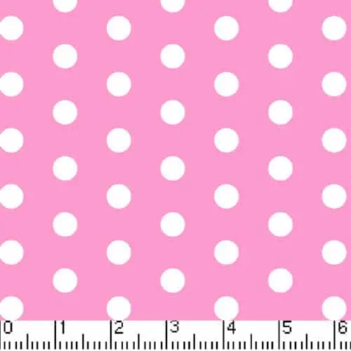 Pink Little Dot 45" wide Fabric per yard