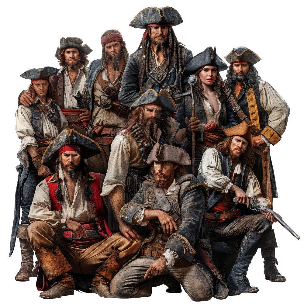 Pirate Jolly Fabric Panel 22 QuiltingFabricPanels
