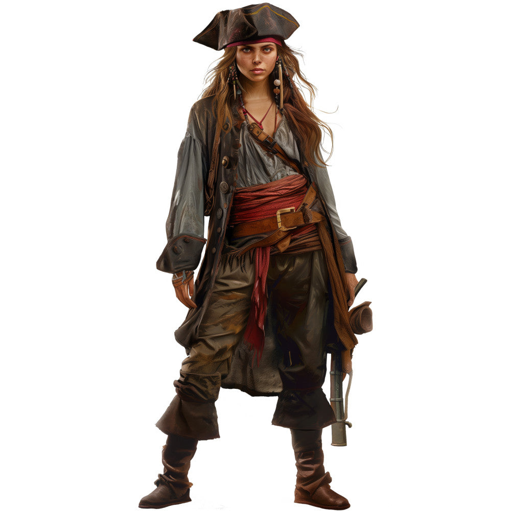 Pirate Jolly Fabric Panel 6 QuiltingFabricPanels