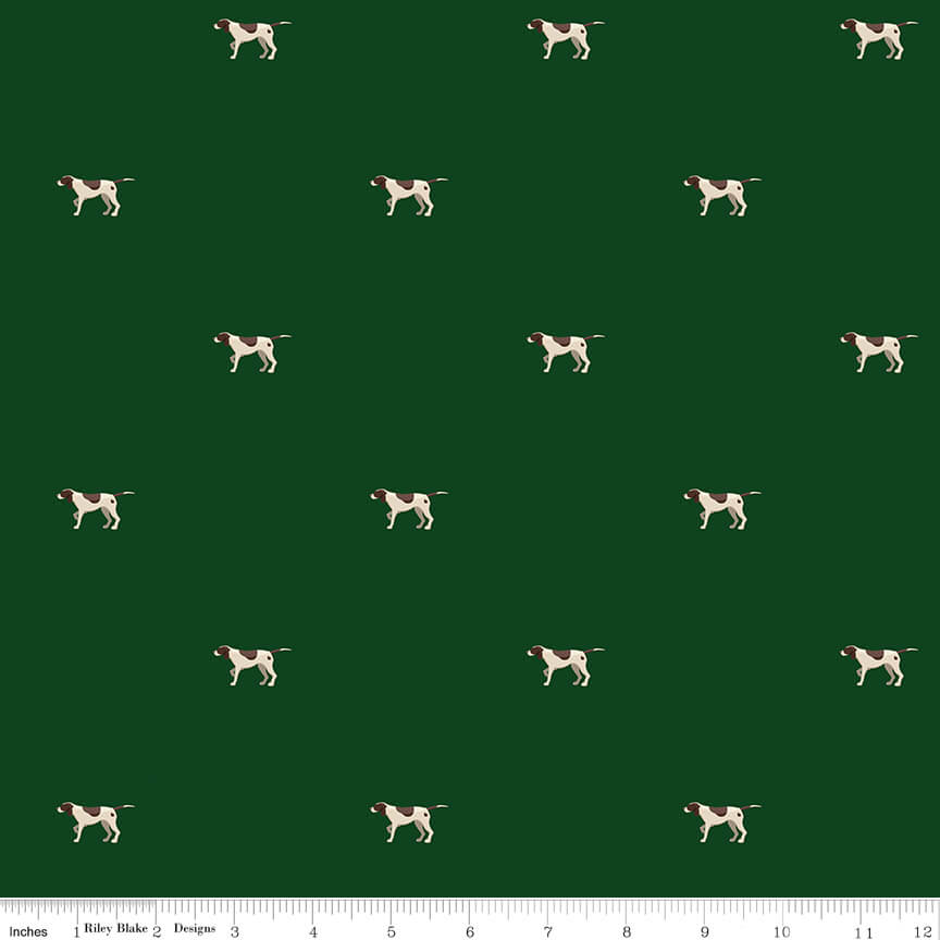 Plaid-Venture Club - Pointers - Forest 44"/45" Fabric Per Yard