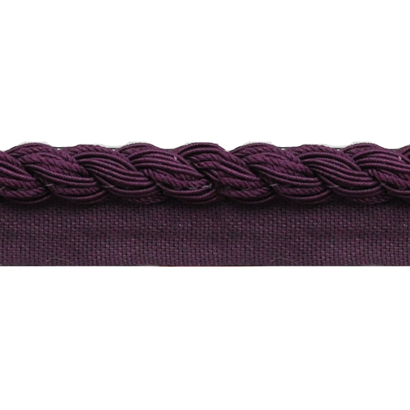 Platted Cord with Lip - 3/4" width (50 Yard Roll) - BC-1088-26 Purple