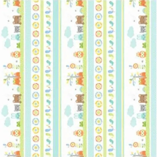 Playhouse Pals - Stripe 44" / 45" Fabric Per Yard The Fabric Company