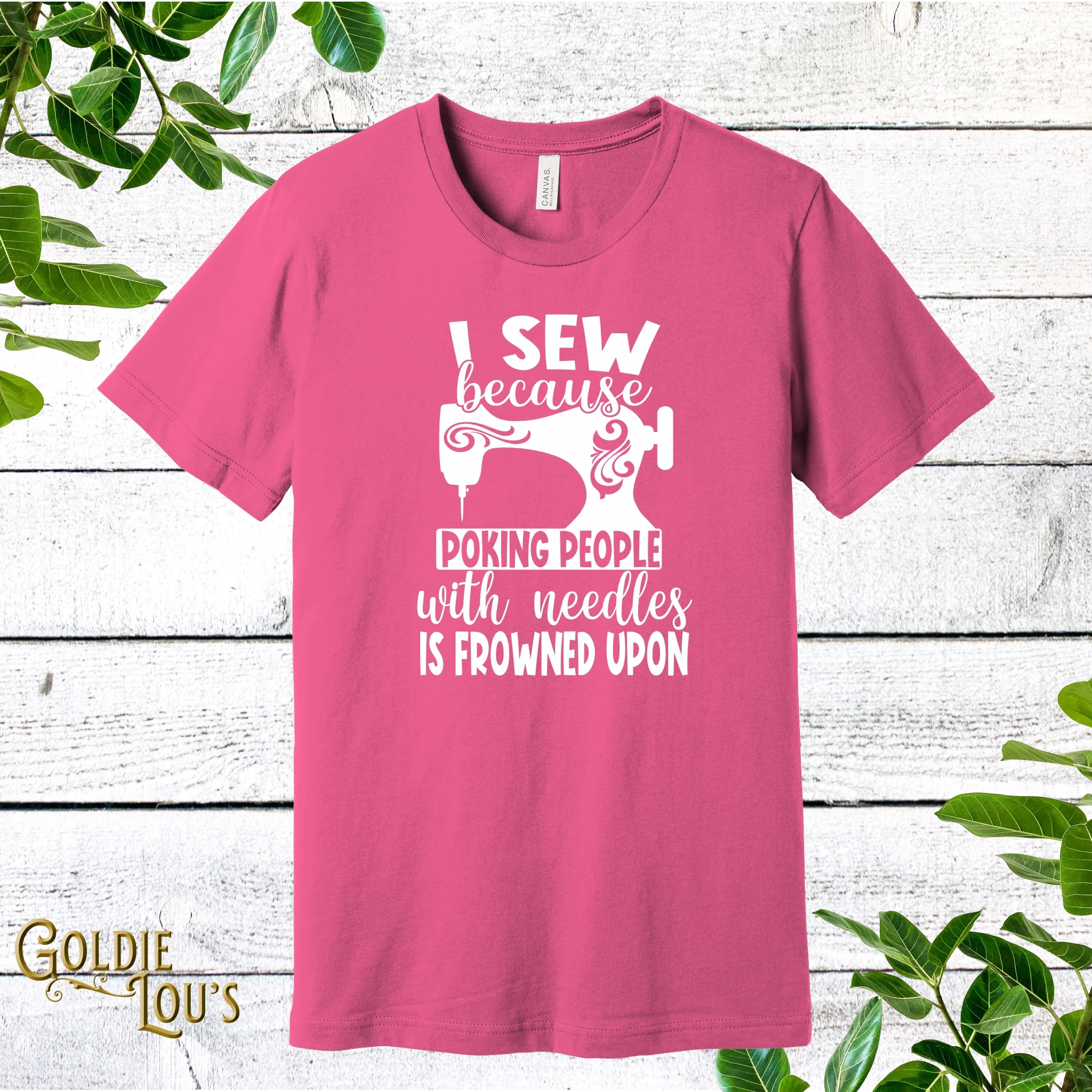 Poking People Quilting T-shirt