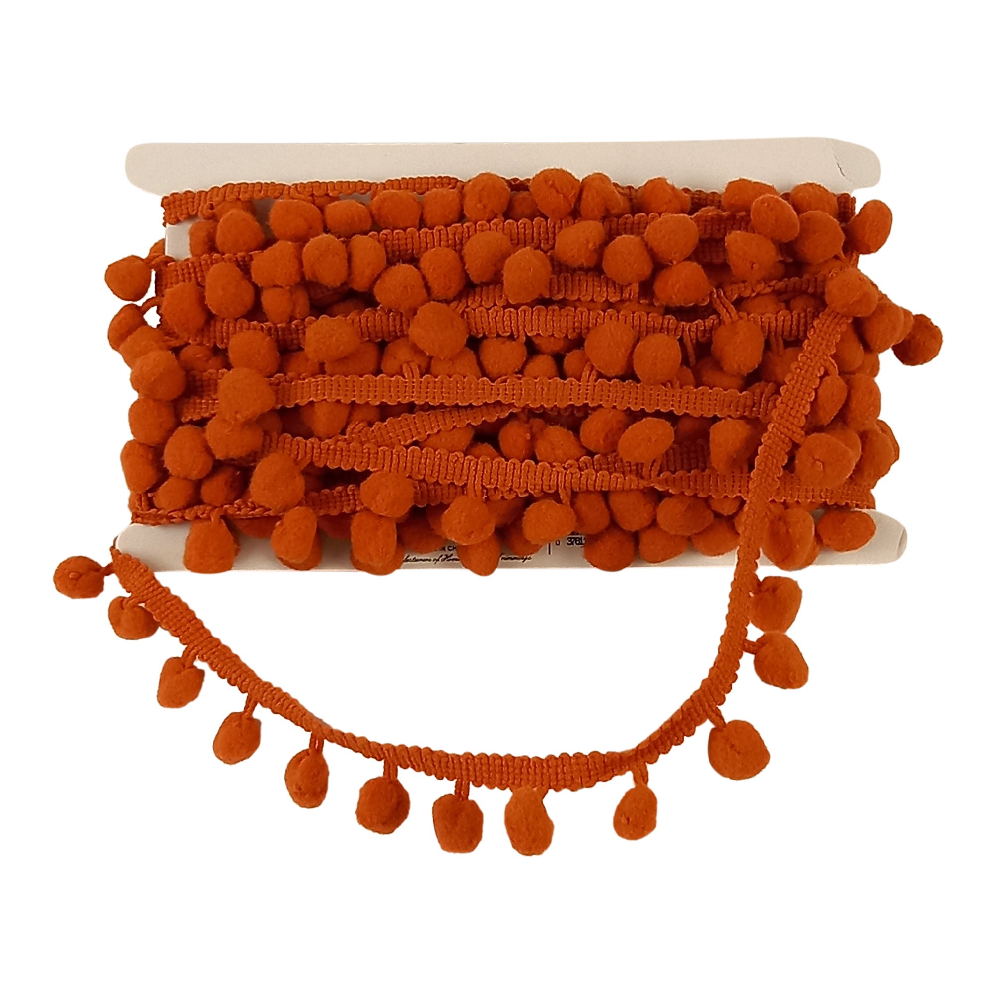 Pom Pom Collection - 5/8" Width X 10-Yard Roll - Brick