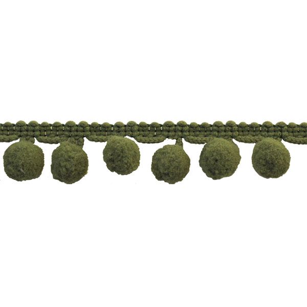 Pom Pom Collection - 5/8" width X 10 Yards in Hunter Green