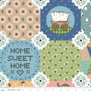 Prairie Very Prairie 108 inch wideback quilt backing fabric 3-yard package by Lori Holt for Riley Blake Designs