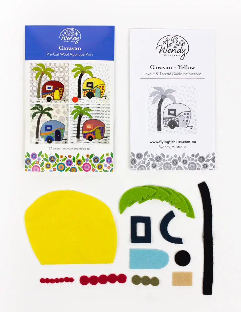 Pre-cut wool kits by Wendy Williams WonderFil USA