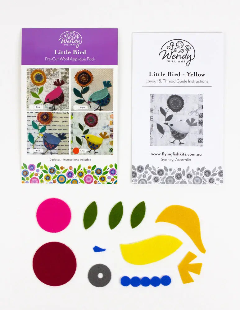 Pre-cut wool kits by Wendy Williams WonderFil USA