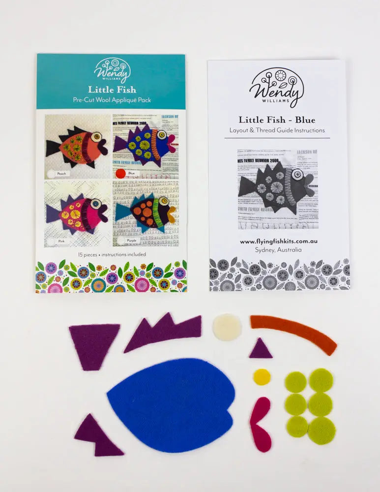 Pre-cut wool kits by Wendy Williams WonderFil USA