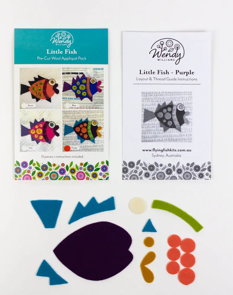 Pre-cut wool kits by Wendy Williams WonderFil USA