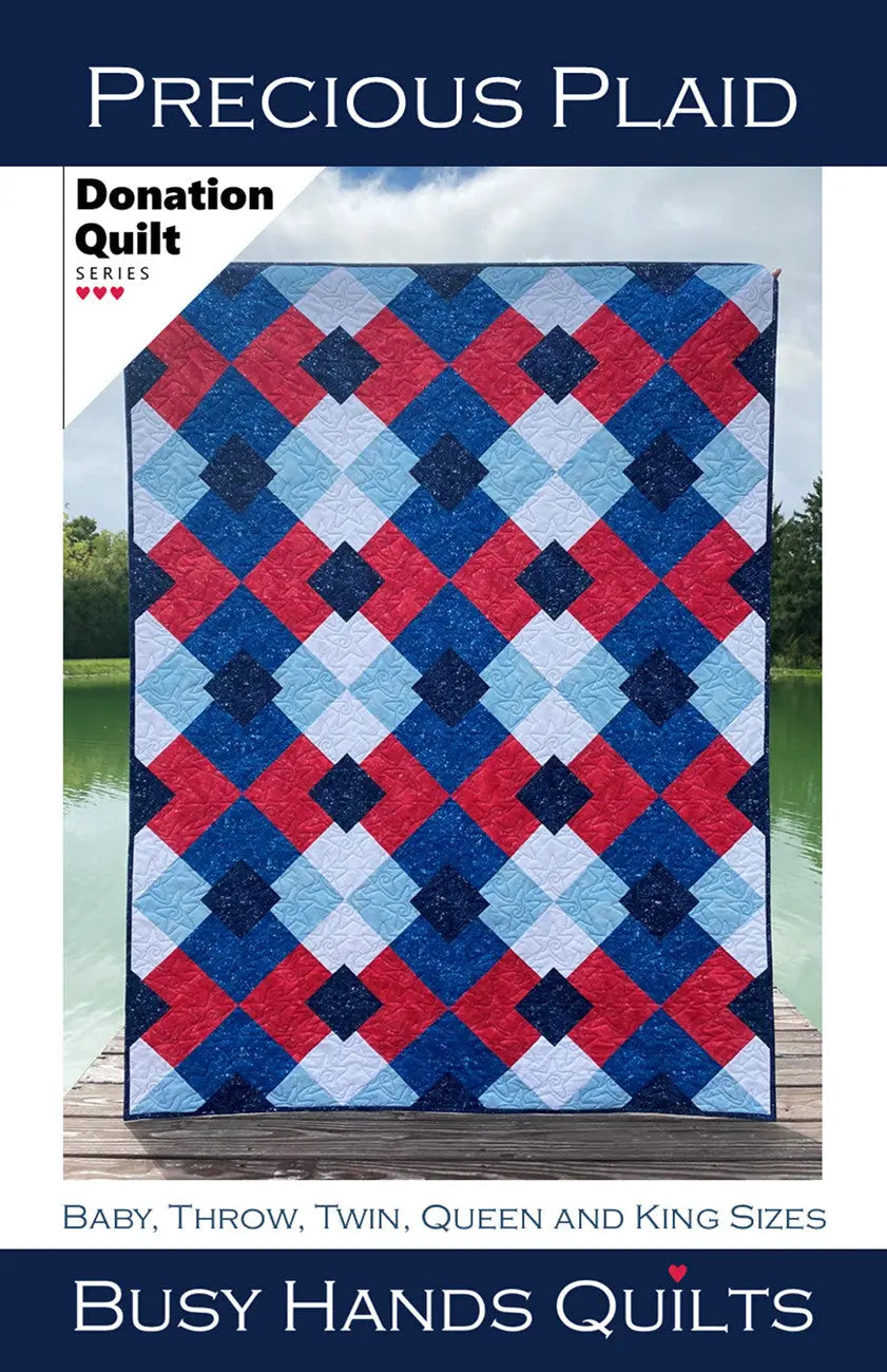Precious Plaid Quilt Pattern - Linda's Electric Quilters