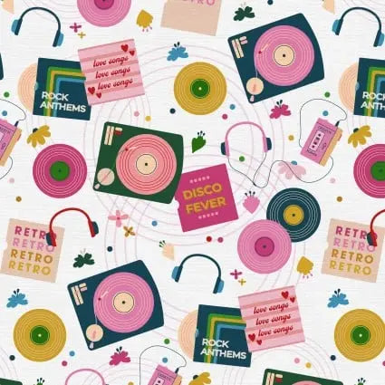 Press Play Press Play 43"/44" Fabric Per Yard PBS Fabrics