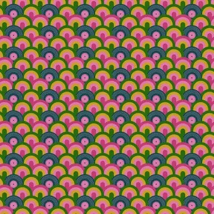 Press Play Rainbow Record 43"/44" Fabric Per Yard PBS Fabrics