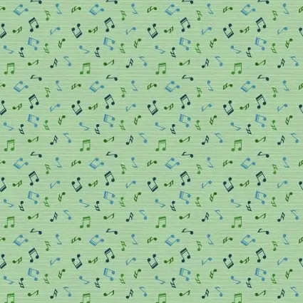 Press Play Tonal Notes 43"/44" Fabric Per Yard PBS Fabrics