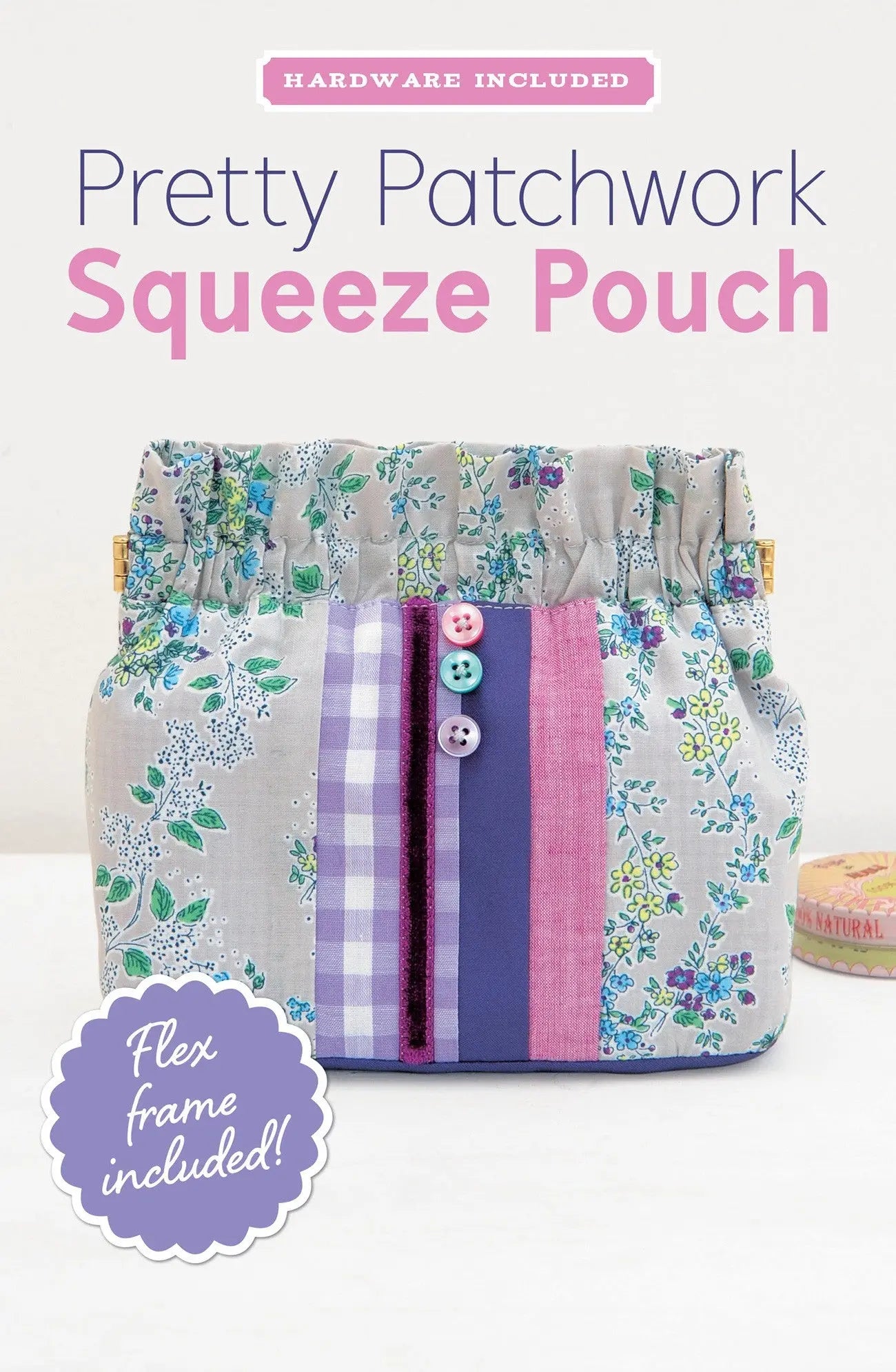 Pretty Patchwork Squeeze Pouch Kit - Linda's Electric Quilters