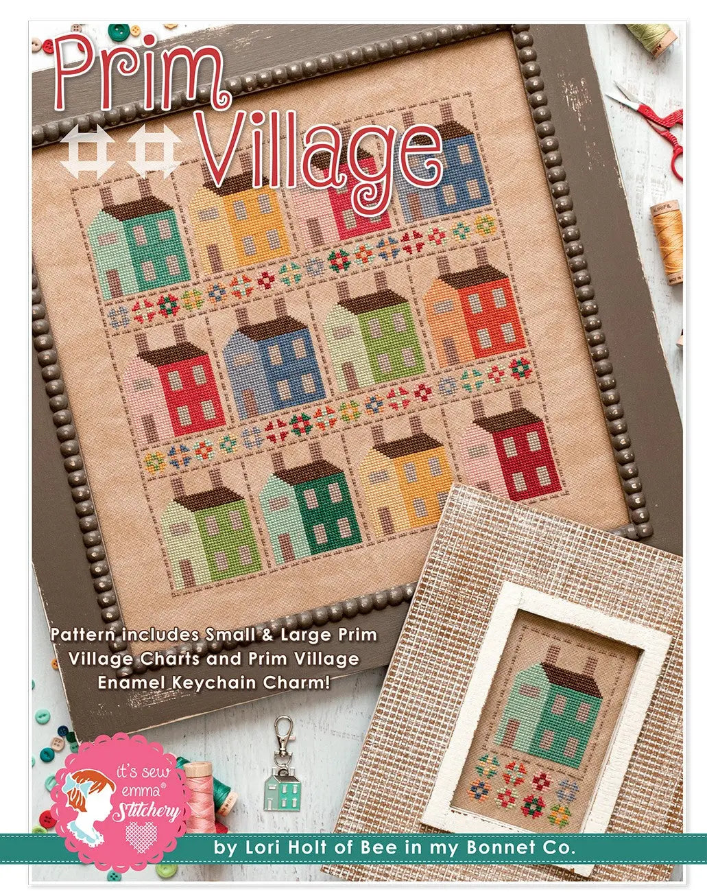 Prim Village Cross Stitch by Lori Holt for Bee in my Bonnet Company - Linda's Electric Quilters