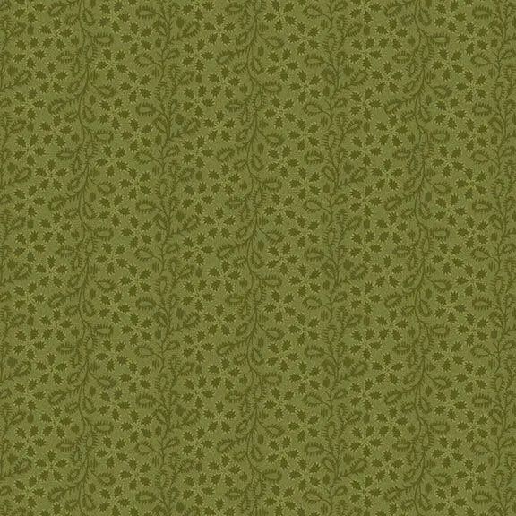 Primrose Prints - Posy Stripe - Green 44" / 45" Fabric Per Yard The Fabric Company