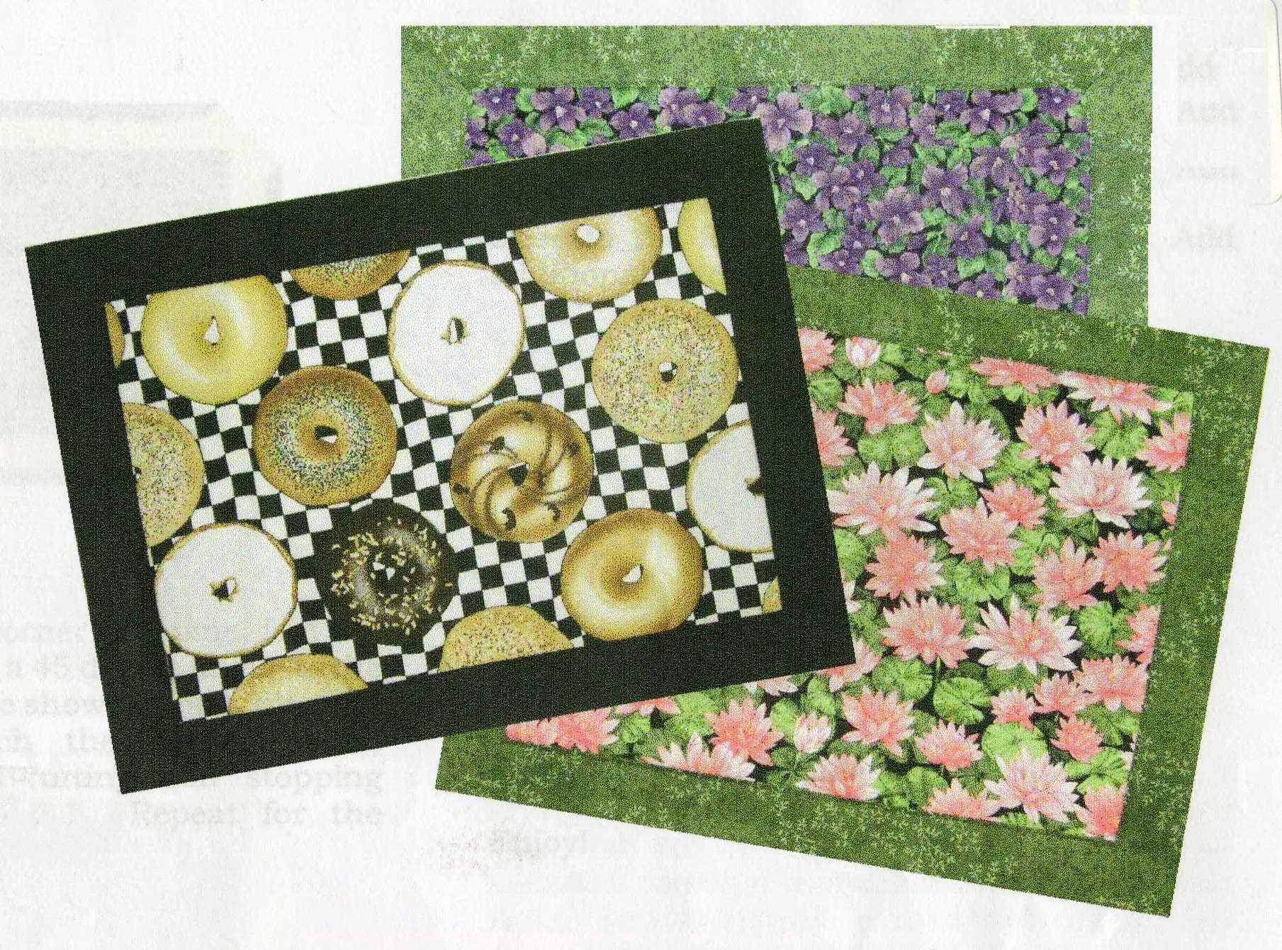 Project Sheet - Easy Mitered Placemats - 12pk - Linda's Electric Quilters