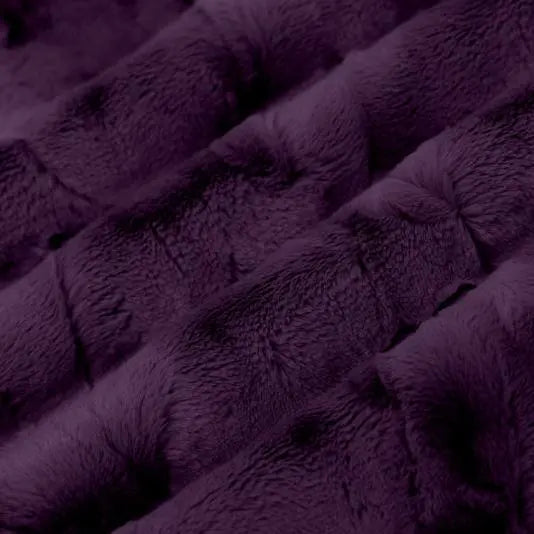 Purple Loganberry Luxe Cuddle Mirage 80" Fabric per yard - Linda's Electric Quilters