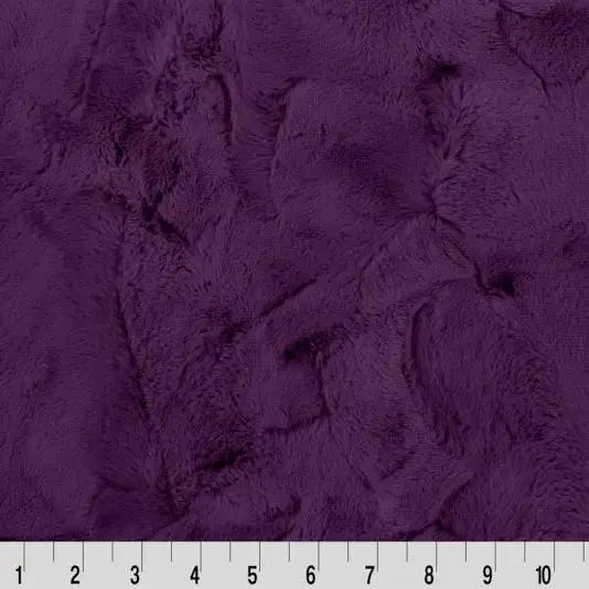 Purple Loganberry Luxe Cuddle Mirage 80" Fabric per yard - Linda's Electric Quilters