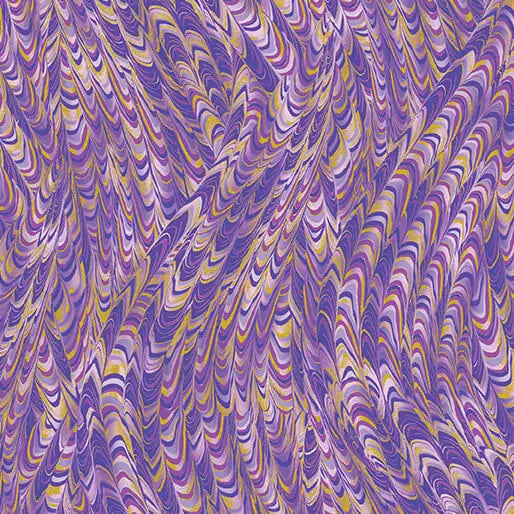 Purple Violet Marble Impressions Cotton 44"/45" Fabric Per Yard Benartex Inc