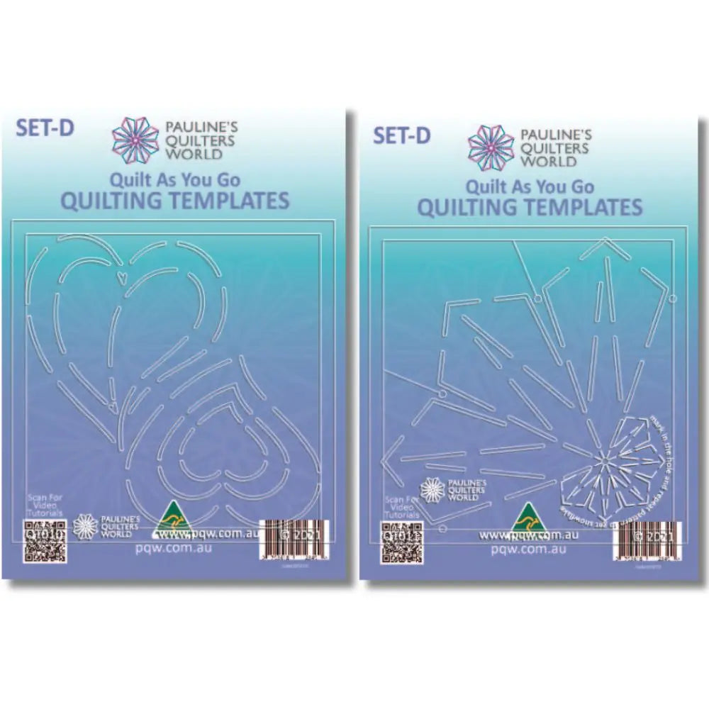 QAYG Quilting Templates Set D