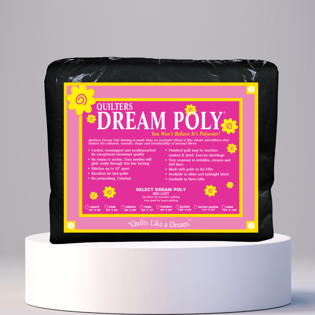 Quilters Dream Select Black Poly Batting Package