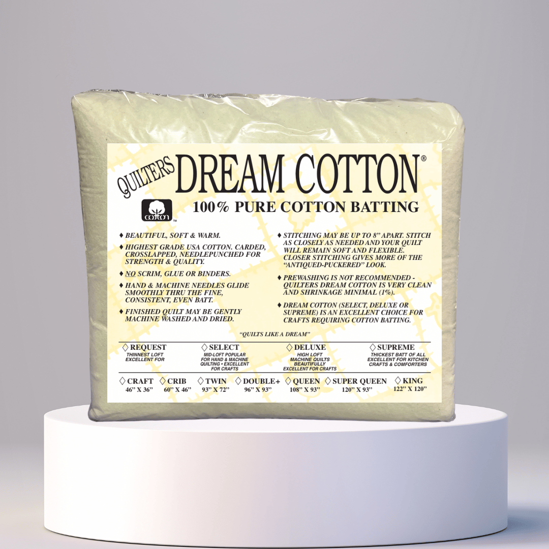 Quilters Dream Supreme Natural Cotton Batting Package