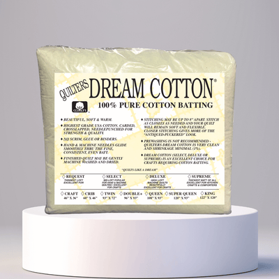 Quilters Dream Supreme Natural Cotton Batting Package