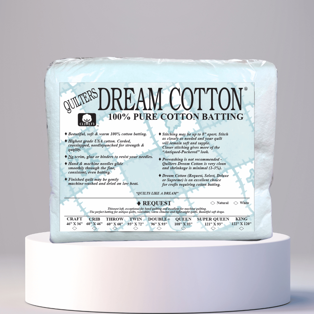 Quilters Dream Request White Cotton Batting Package