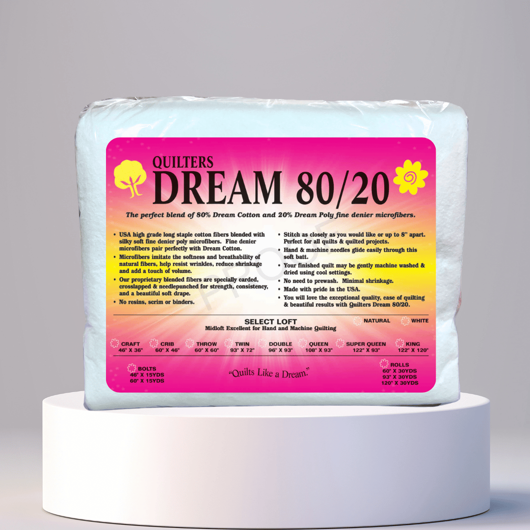 Quilters Dream Select 80/20 White Batting Package