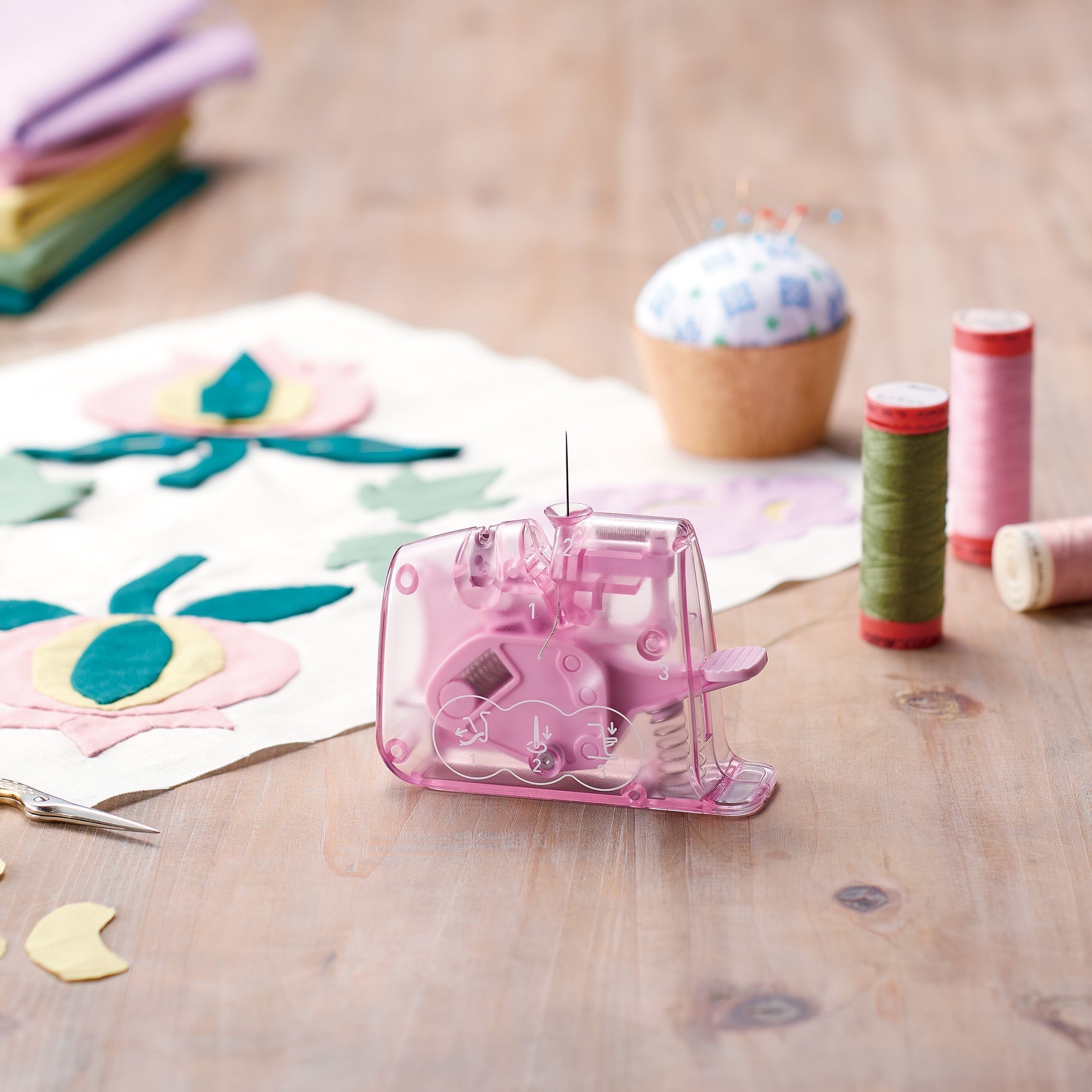 "Quick" Desk Needle Threader