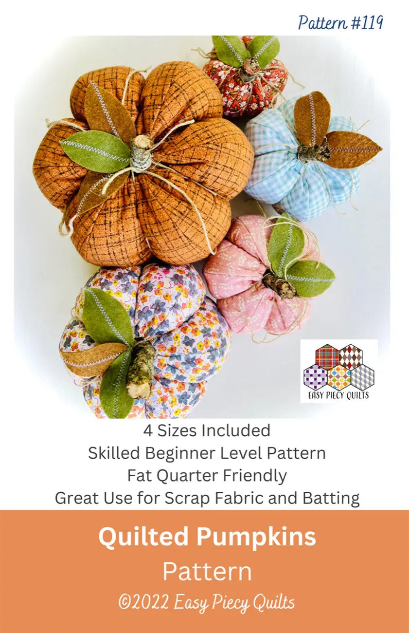 Quilted Pumpkins Pattern - Linda's Electric Quilters