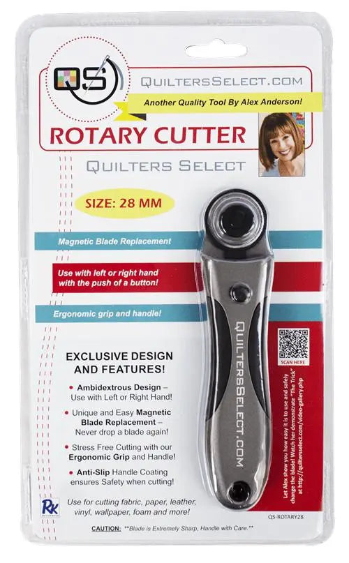 Quilters Select 28MM Rotary cutter - Linda's Electric Quilters