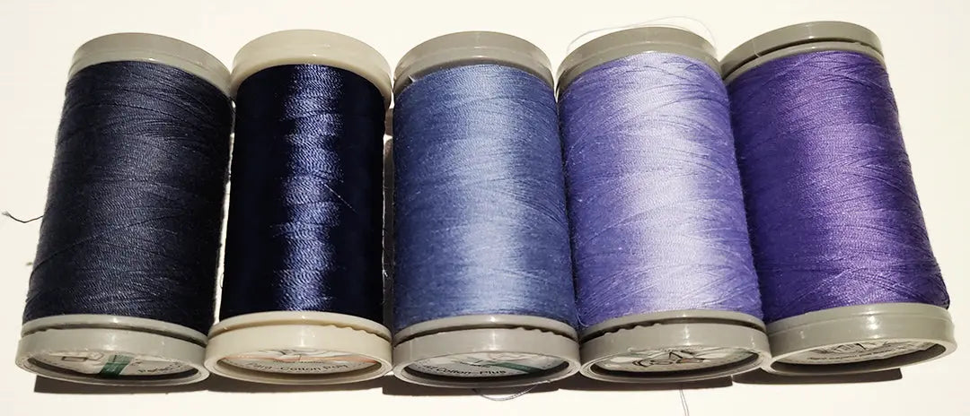 Quilters Select 5 spools (4 60 wt & 1 80 wt) in case volume 8 Rnk Distributing