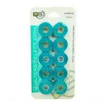 Quilters Select Bobbins - Class 15-  ITALIAN BLUE - Linda's Electric Quilters