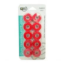 Quilters Select Bobbins - Class 15- RUBY RED - Linda's Electric Quilters