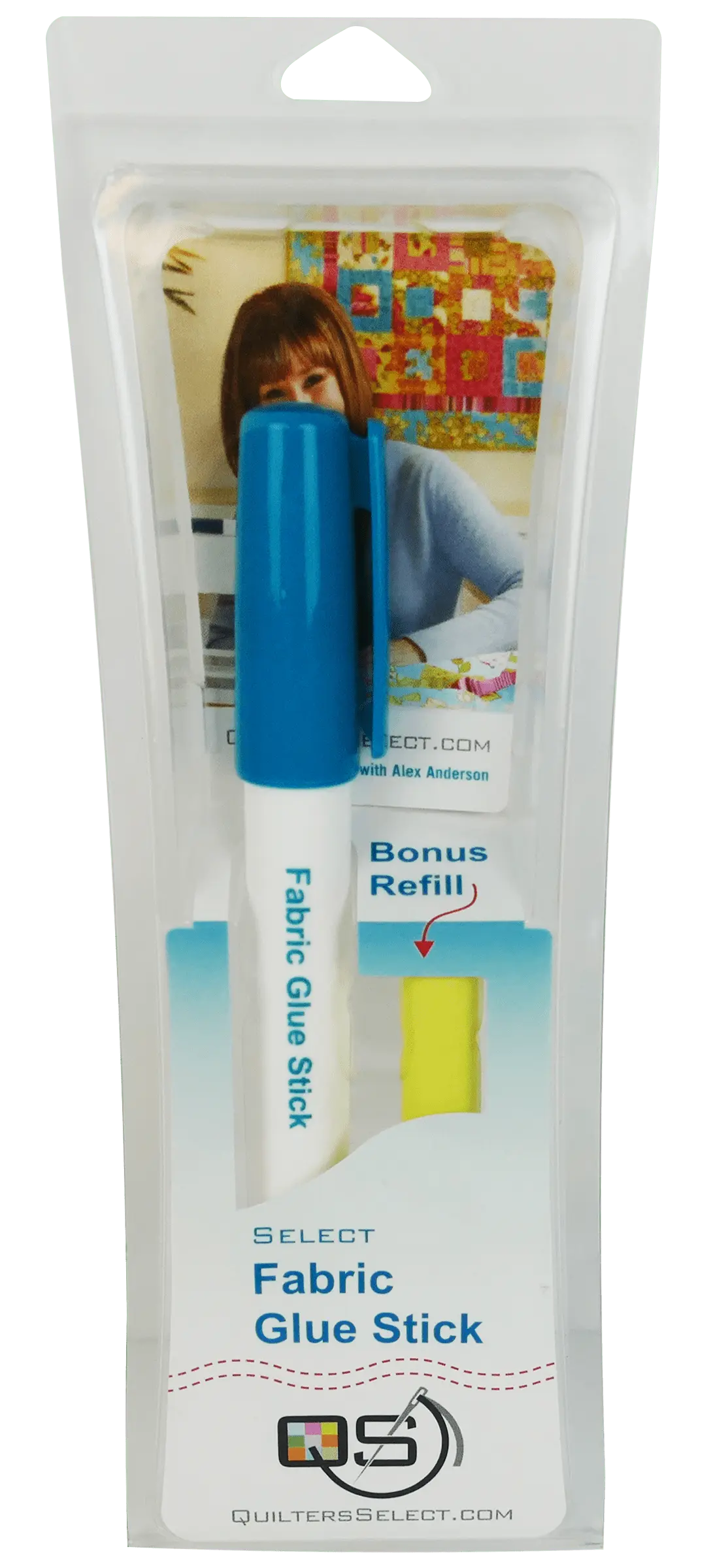 Quilters Select Glue Stick - Yellow - Linda's Electric Quilters