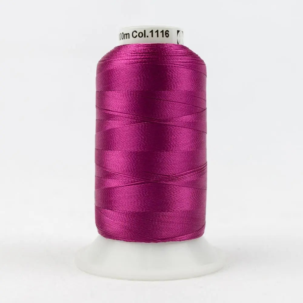 R1116 - Splendor™ 40wt Rayon Fuchsia Red Thread WonderFil USA