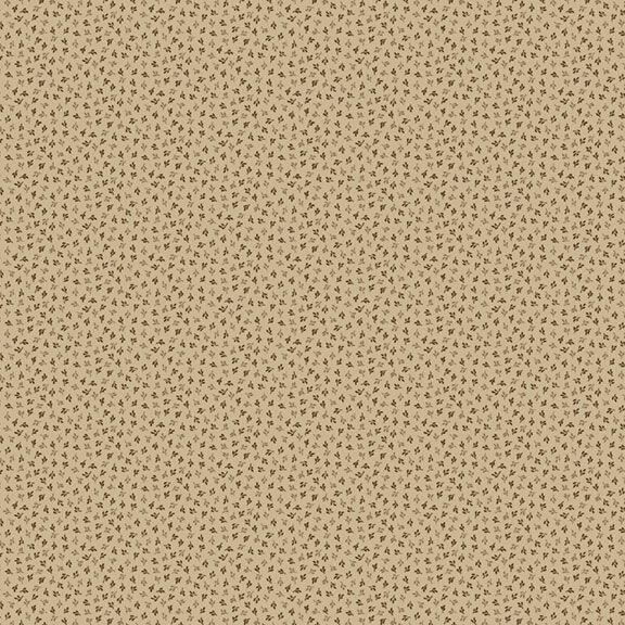 Colorful Coordinates & Stashing - Mini Leaf - Taupe 44" / 45" Fabric Per Yard