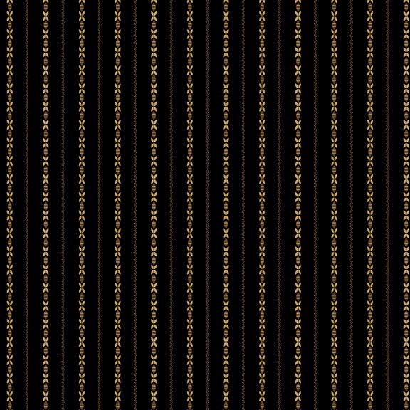 Colorful Coordinates & Stashing - X Stripe - Black 44" / 45" Fabric Per Yard