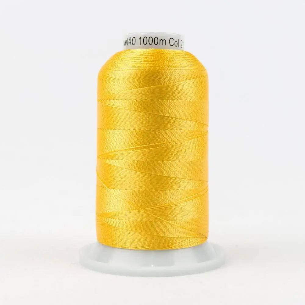 R2115 - Splendor™ 40wt Rayon Lemon Chrome Thread WonderFil USA