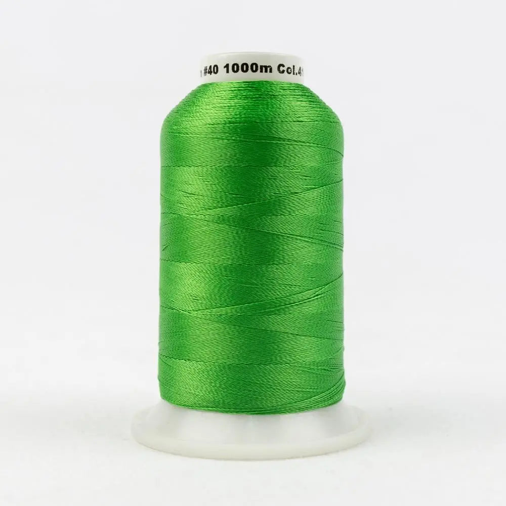 R4153 - Splendor™ 40wt Rayon Bright Green Thread WonderFil USA