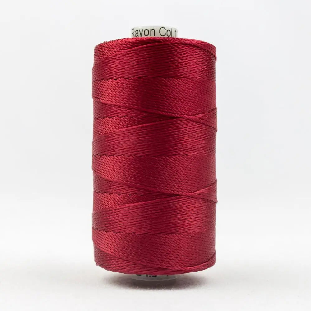 RZ1148 - Razzle™ 8wt Rayon Dark Red Thread WonderFil USA